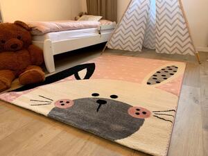 Vopi | Dětský koberec Kiddo F0131 pink - 160 x 230 cm