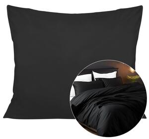 SATÉNOVÝ POVLAK NA POLŠTÁŘ 04000966 70X80 CM ČERNÁ