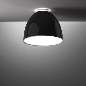 Artemide A245510 Nur Gloss mini soffitto Halo Black, stropní svítidlo v černém lesku, 1x150W E27, prům. 36cm