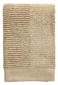Tmavě béžový bavlněný ručník Zone Classic, 100 x 50 cm