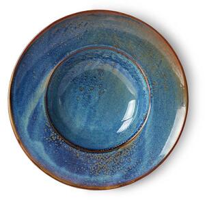Keramický talíř na těstoviny Rustic Blue 28,5 cm