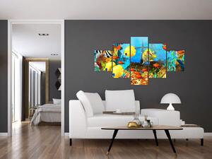 Obraz - Barevný korálový útes (125x70 cm)