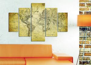 ASIR Sada nástěnných obrazů SVĚT 92 cm MDF