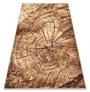 Weltom Kusový koberec BCF Morad PAŘEZ STROMU Dřevo béžový Rozměr: 140x200 cm