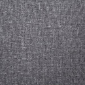 Hranaté křeslo - polyester | světle šedé