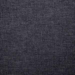 Hranaté křeslo - polyester | tmavě šedé