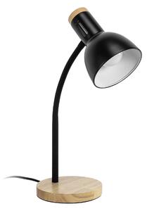 Toolight Stolní lampička Retro Wood JNH046-1T černá/dekor dřeva