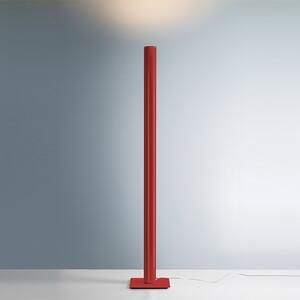 Artemide 1640010A Ilio, červená stojací lampa pro nepřímé osvětlení, 39W LED 3000K, 175cm