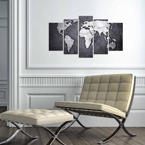 ASIR Nástěnné dekorační obrázky SVĚT 110 cm MDF