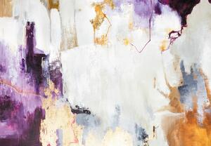 Fototapeta - Abstrakce, fialová (245x170 cm)