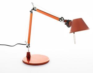 Artemide A011860 Tolomeo Micro tavolo, oranžová stolní lampa, 1x46W E14, 45+37 cm