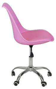 Růžová kancelářská židle MILANO