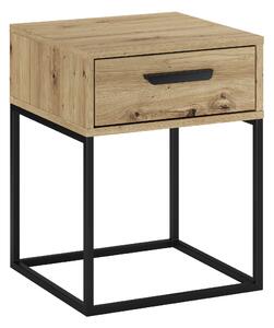 Comad Noční stolek Navello 40 se zásuvkou - dub artisan