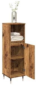 Koupelnová skříňka old wood 30 x 30 x 100 cm kompozitní dřevo