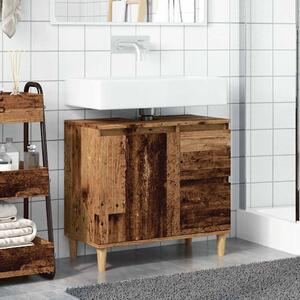 Skříňka pod umyvadlo old wood 65 x 33 x 60 cm kompozitní dřevo
