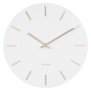 Nástěnné hodiny Charm White 30 cm