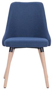 Jídelní židle Austin - 2 ks - textil | modré