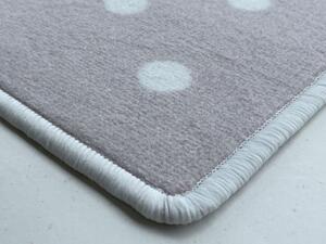 Vopi | Dětský koberec Puntík růžový - 1 m2 bez obšití