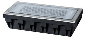 Paulmann 93775 Box IP67 Solar, solární zápustné svítidlo do země na baterie, 0,6W LED, 20x10cm, IP67