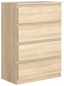 Komoda Meble Masztalerz 70 x 39 x 102 cm dub Sonoma matná