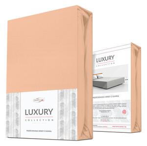 ELASTICKÉ JERSEY PROSTĚRADLO 180X200 CM, VÝŠKA 30 CM SVĚTLERŮŽOVÁ