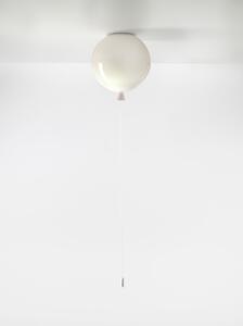 Brokis PC878 Memory, stropní svítící balonek ze světle růžového skla, 1x15W, prům. 25cm
