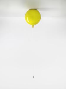 Brokis PC878 Memory, stropní svítící balonek ze žlutého skla, 1x15W, prům. 25cm
