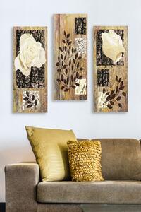 ASIR Sada nástěnných obrazů RŮŽE 70 cm MDF
