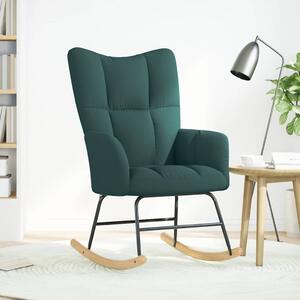VidaXL Houpací křeslo textil [4016788] Barva: Tmavě zelená