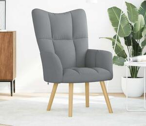 VidaXL Relaxační křeslo textil [4016774] Barva: světle šedá