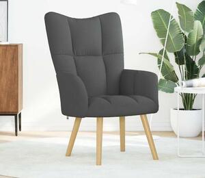 VidaXL Relaxační křeslo textil [4016774] Barva: Tmavě šedá