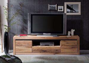 VEVEY TV stolek 202x55 cm, přírodní, dub