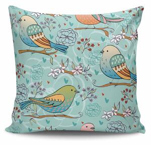 ASIR Dekorační polštář PTÁČCI 43 cm polyester-bavlna