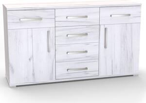 Komoda ONYX L Dub bělený