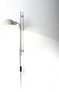 Marset A641-026 Funiculí A, nástěnná lampa nadčasového designu, 1xE14, béžová RAL 9001, výška 49,2cm