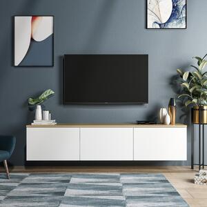 Hanah Home TV stolek Neon 160 cm dub/bílý