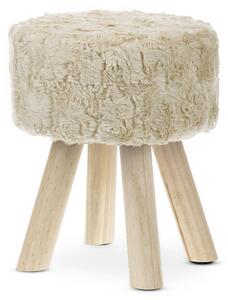 TABURET, dřevo, textil, 29/35 cm - Taburety