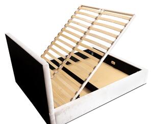 Čalouněná postel 180x200 cm Veggie 1 (šedá). 1041810