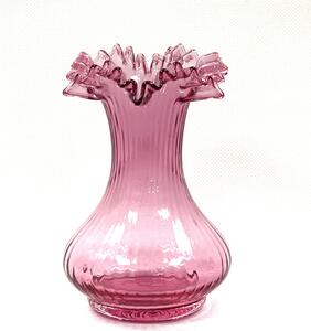 Floriánova huť Váza růžová 15 cm