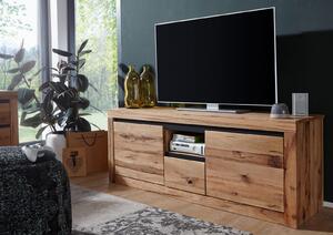 VEVEY TV stolek 155x60 cm, přírodní, dub