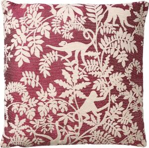 Dekorační povlak na polštář ABU MERLOT 45x45 cm, vínový
