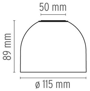 Flos F9550009 Wan C/W, designové svítidlo, 1x33W, bílá, černý + zelený kroužek, čiré sklo, prům.11,5cm