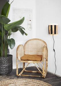 Podsedák na židli Sugar Almond Stripe 45 × 45 cm
