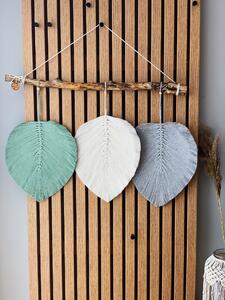BRIMOON Macramé tři listy 80 x 46 cm