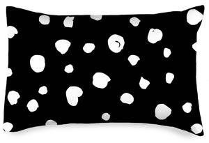 Povlak na polštářek Puntíky Dalmatin černobílá, 50 x 70 cm