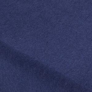 Jersey prostěradlo tmavě modrá , 160 x 200 cm