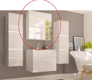 Tempo Kondela Koupelnová sestava Mason bílá Koupelnová sestava Mason: skříňka se zrcadlem bílá 60x65x17