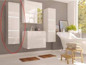 Tempo Kondela Koupelnová sestava MASON | bílá Koupelnová sestava Mason: skříňka se zrcadlem bílá 60x65x17