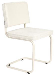 Bílá čalouněná jídelní židle ZUIVER RIDGE SOFT