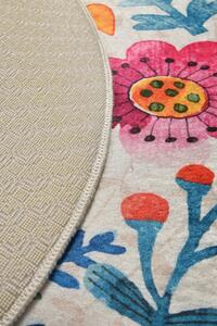 Conceptum Hypnose Kusový koberec Hello Spring, Vícebarevná, 140 cm KRUH